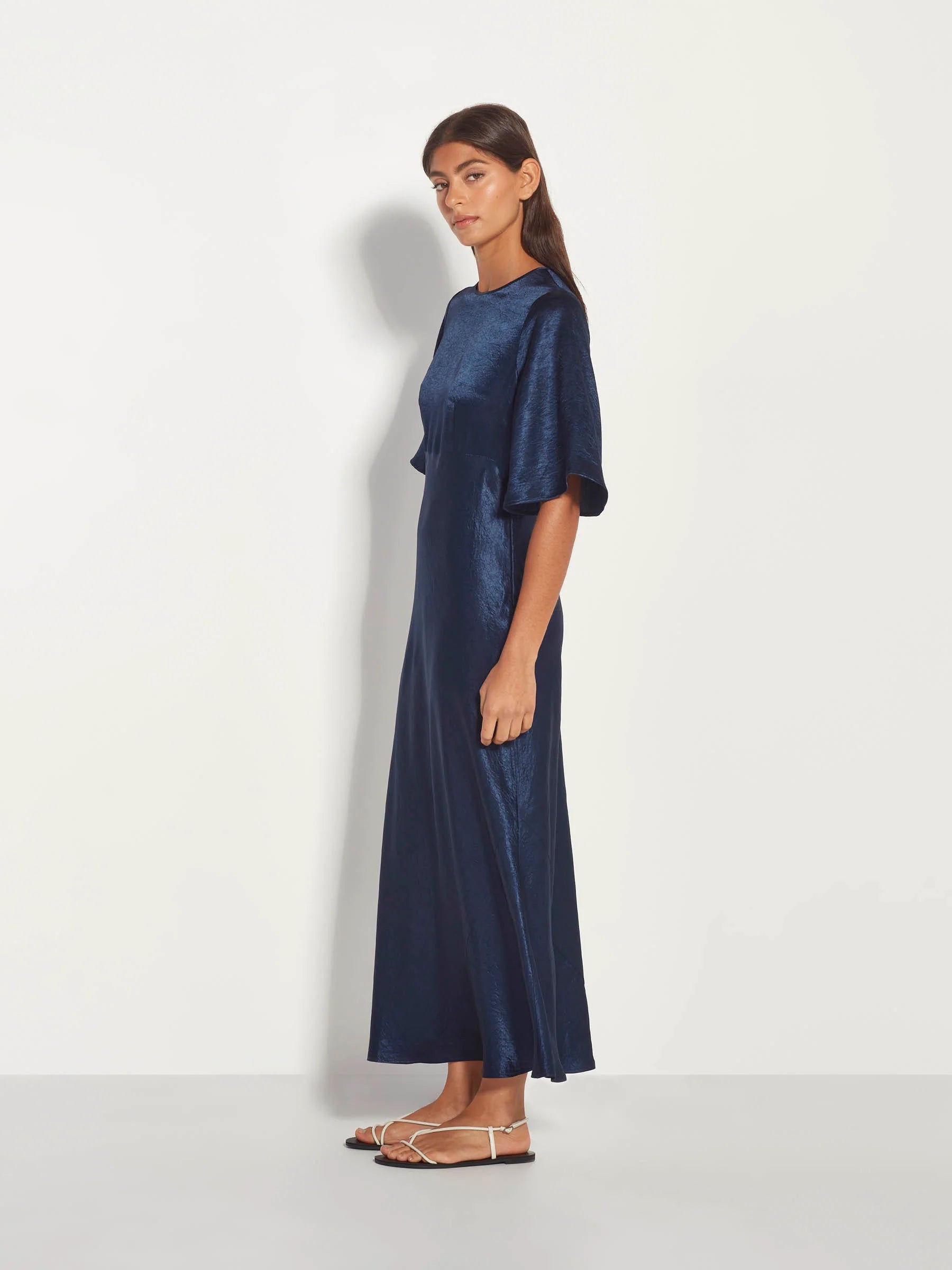 Juliette Hogan Lou Dress Dark Sapphire