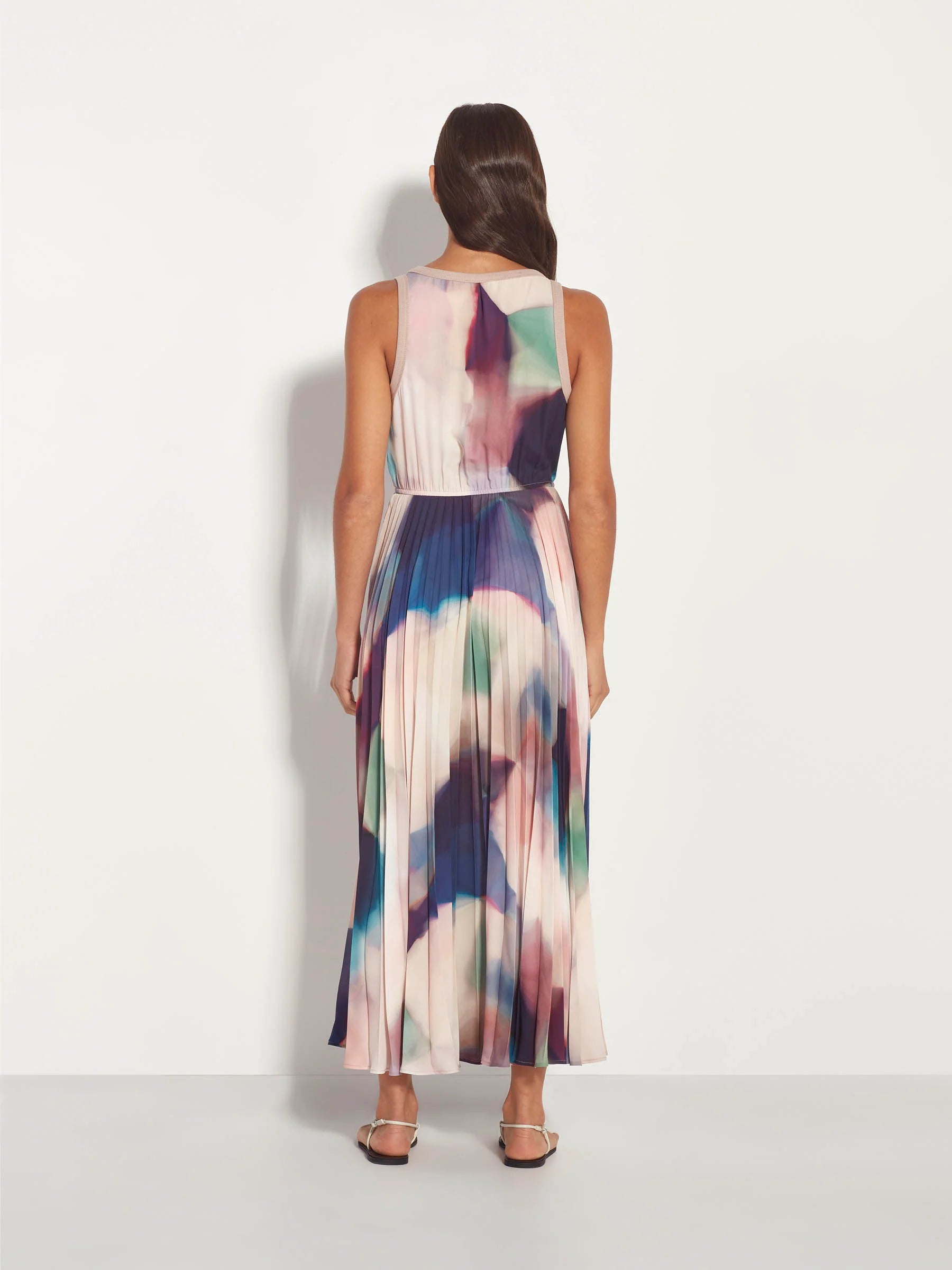 Juliette Hogan Lillian Pleat Dress Prism