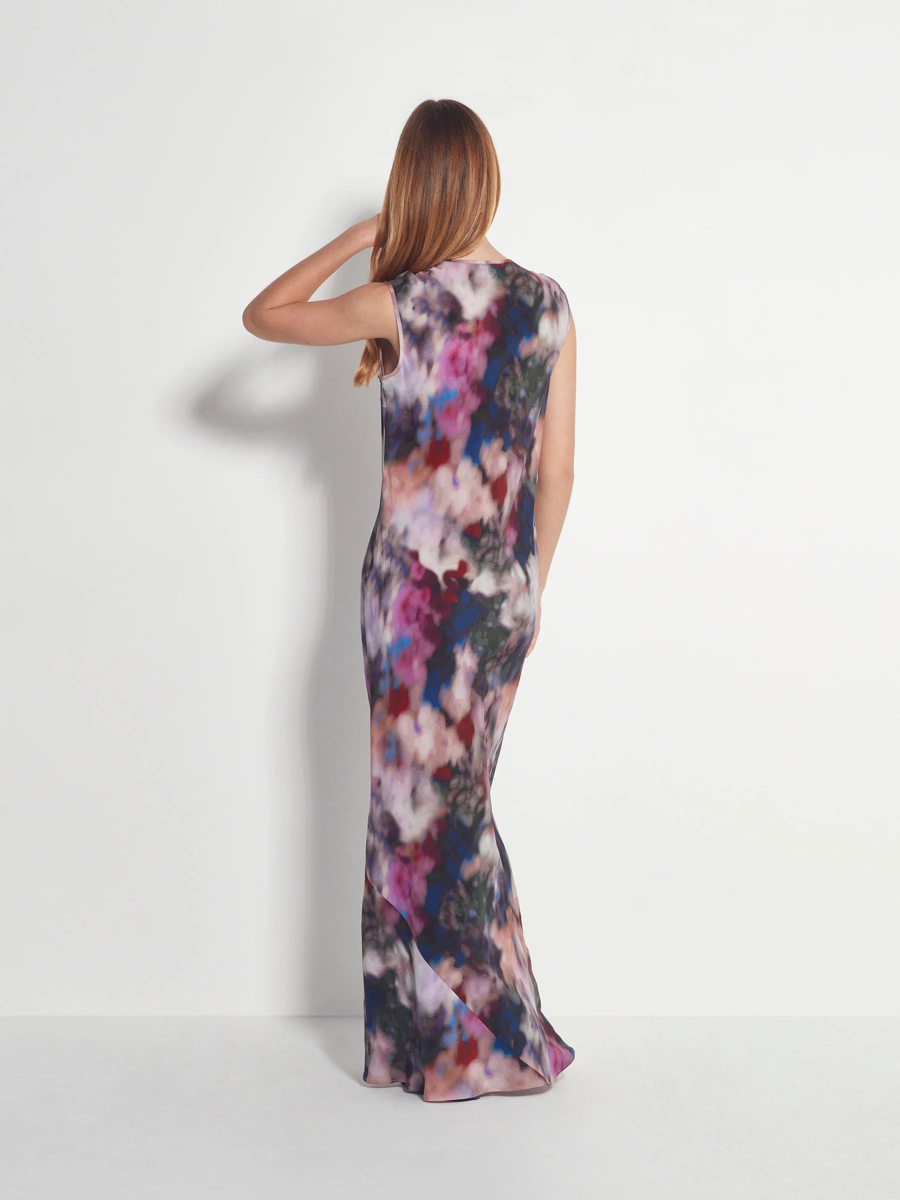 Juliette Hogan Kenna Dress Veil Silk Dreamscape