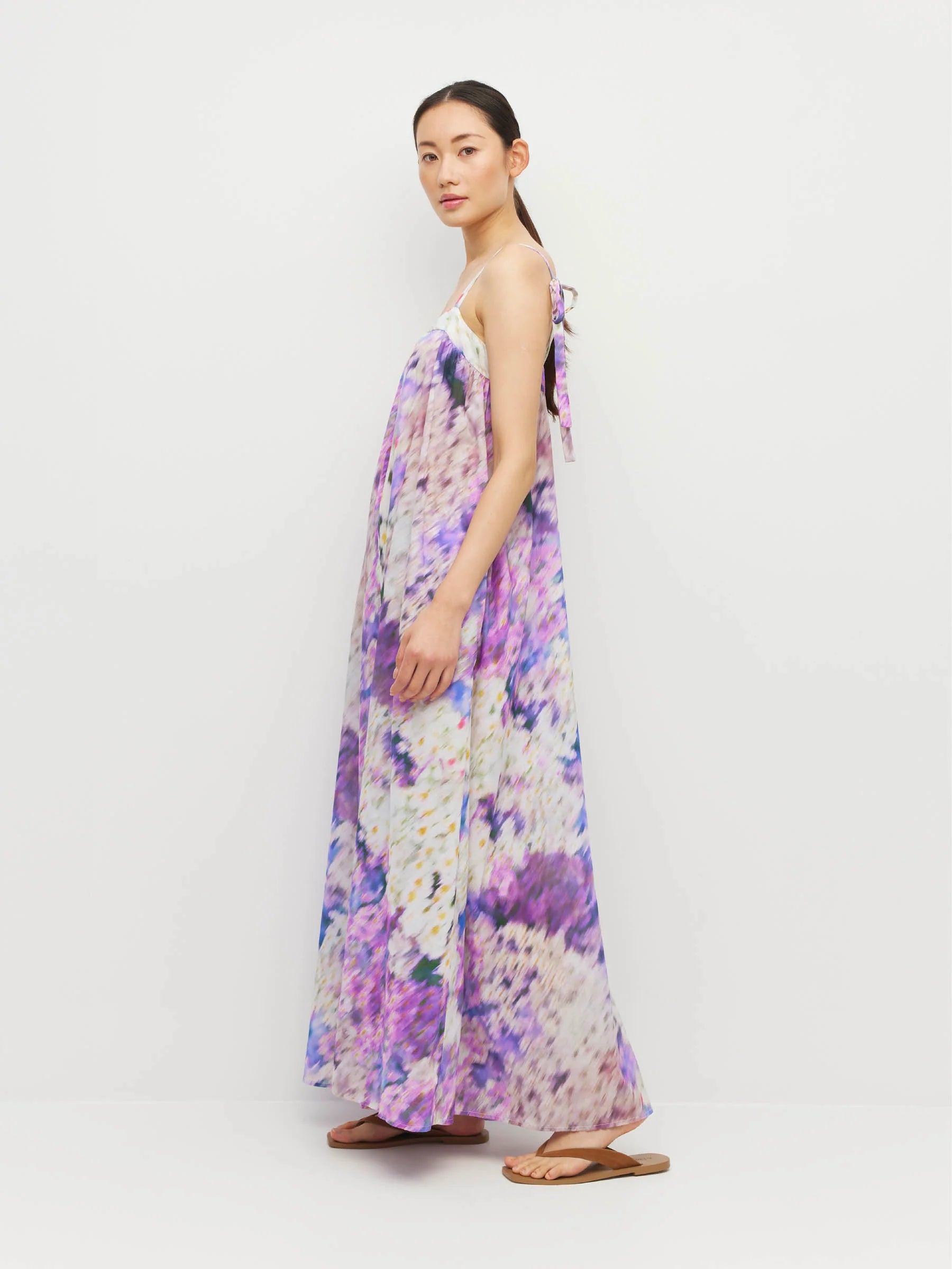 Juliette Hogan Emmeline Dress (Lavender Mist Cotton) Aster